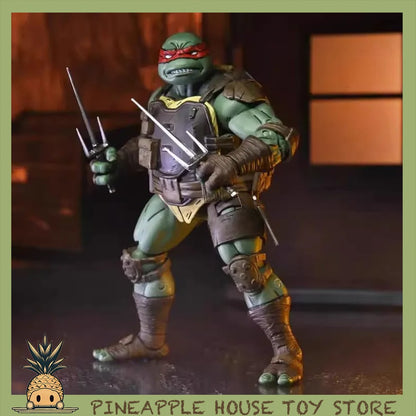 18CM NECA 54317 The Last Ronin Rafael Boneco Anime 7 Polegadas Figura de Ação Modelo PVC Decoração Brinquedo Presente