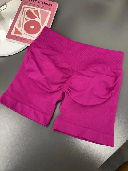 Oner Active Effortless Wome Seamless Shorts Yoga Shorts Silicone Printed Sport Shorts Low Ribbed Band Scrunch Butt Shorts