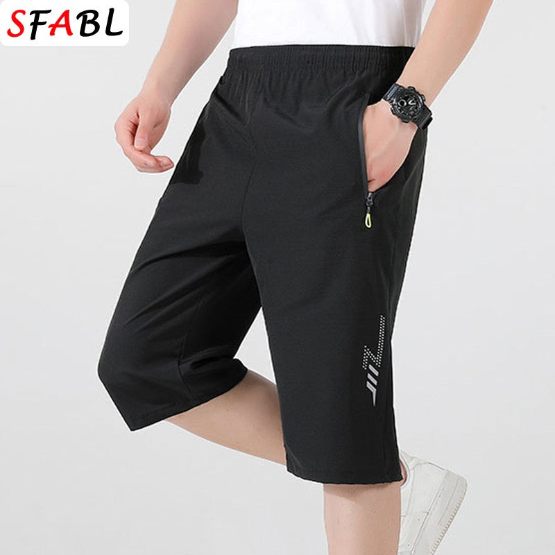 Sports Shorts Men Summer Quick-drying Breathable Drawstring Shorts Male Beach Short Pants for Men New Gym Fitness Bottom Summer
