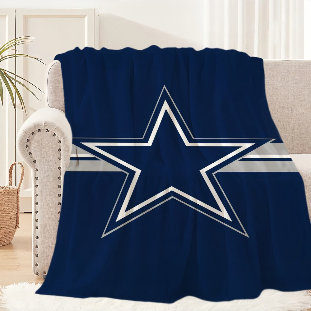 Dallas Cowboys Rugby Blanket Blanket for Couch Sofa Travel Home Hiking Picni Bed Beding Flannel Blanket birthday gift