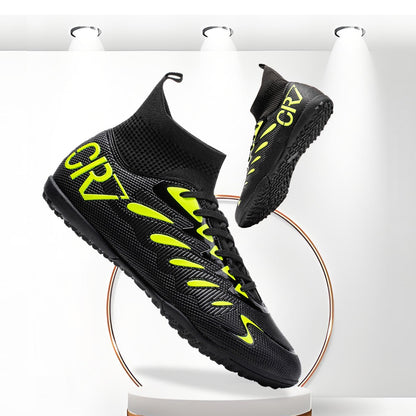 Tf/Fg Men Soccer Shoes Society Cleats Non Slip Football Shoes Outdoor Professional Studded Turf Comfortable Football Field Boots