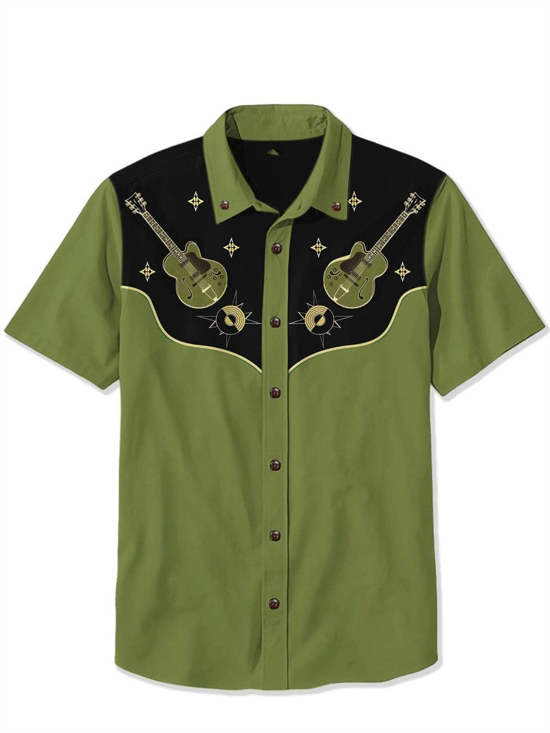 Men's Shirts Summer Casual Fashion Short Sleeved Shirts Mens Hawaiian Shirts Casual Clothing Camisas De Hombre Elegantes De Lujo