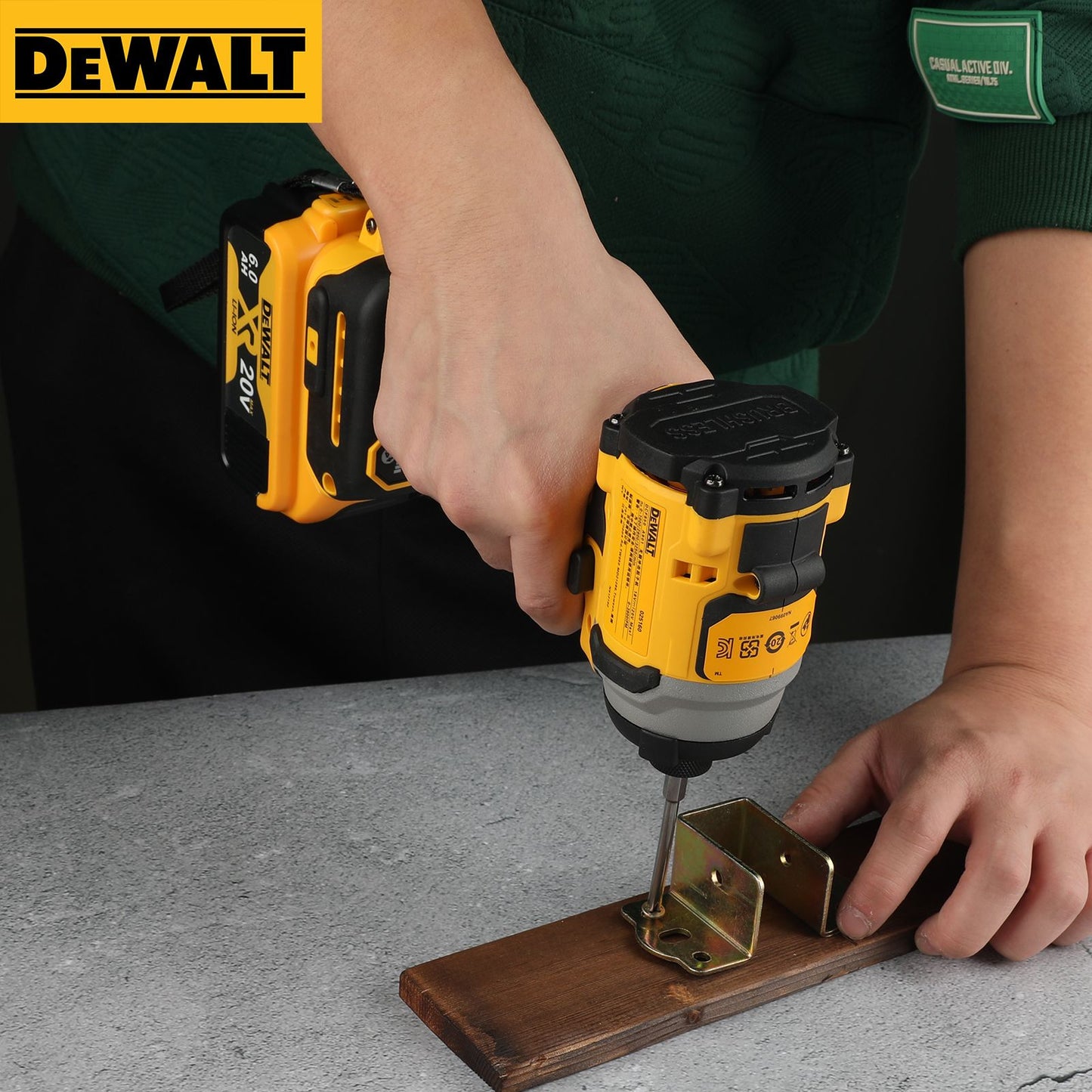 DEWALT DCF850 20V Parafusadeira de Impacto Brushless de Íon de Lítio - Parafusadeira Elétrica de Alto Torque, Ferramenta Elétrica Profissional