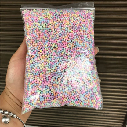 14000Pcs Polystyrene Filler Styrofoam Balls Bottle DIY Snow Mud Accessorie Small Tiny Foam Beads for Gift Box Balloon Decoration