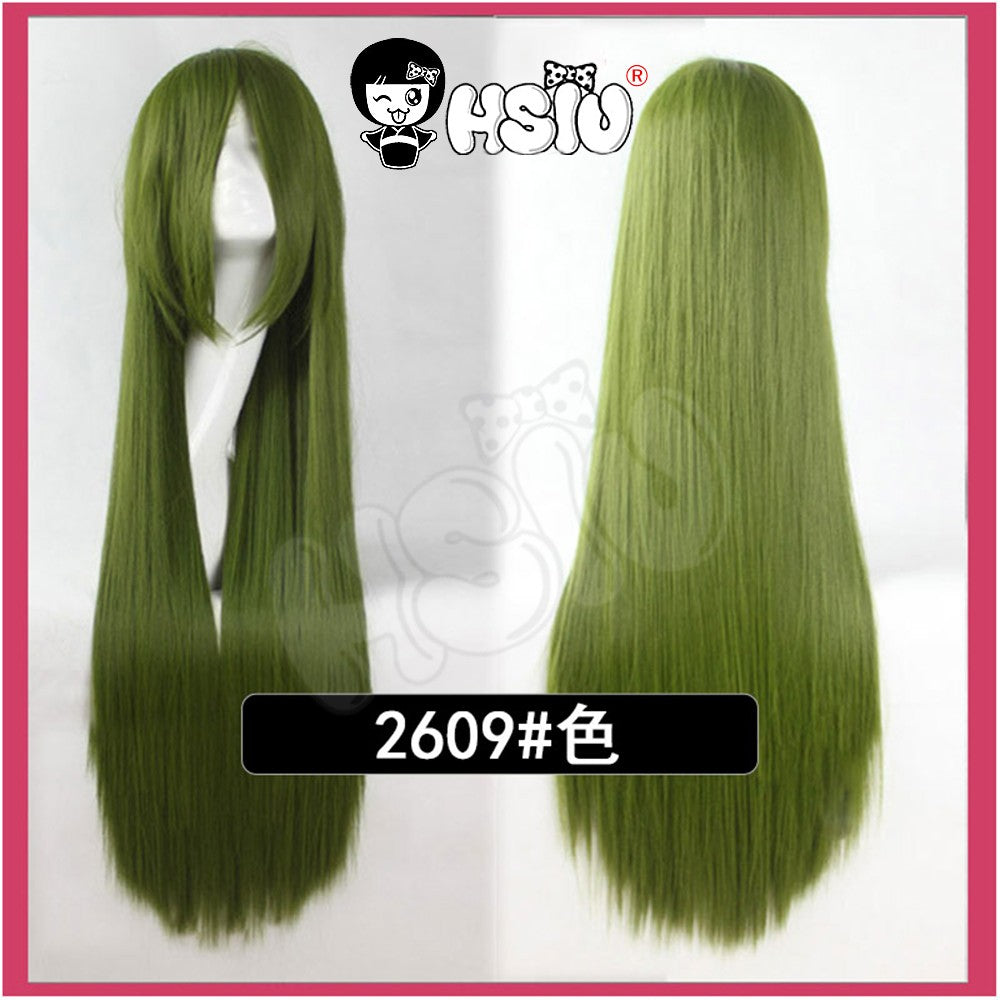 ?HSIU Brand? 80cm Cosplay wig Long 22 color Wig Heat Resistant Synthetic Hair Anime Party wig Fiber synthetic wig+Free wig cap