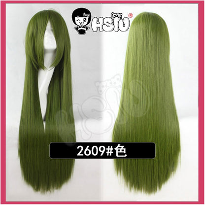 ?HSIU Brand? 80cm Cosplay wig Long 22 color Wig Heat Resistant Synthetic Hair Anime Party wig Fiber synthetic wig+Free wig cap
