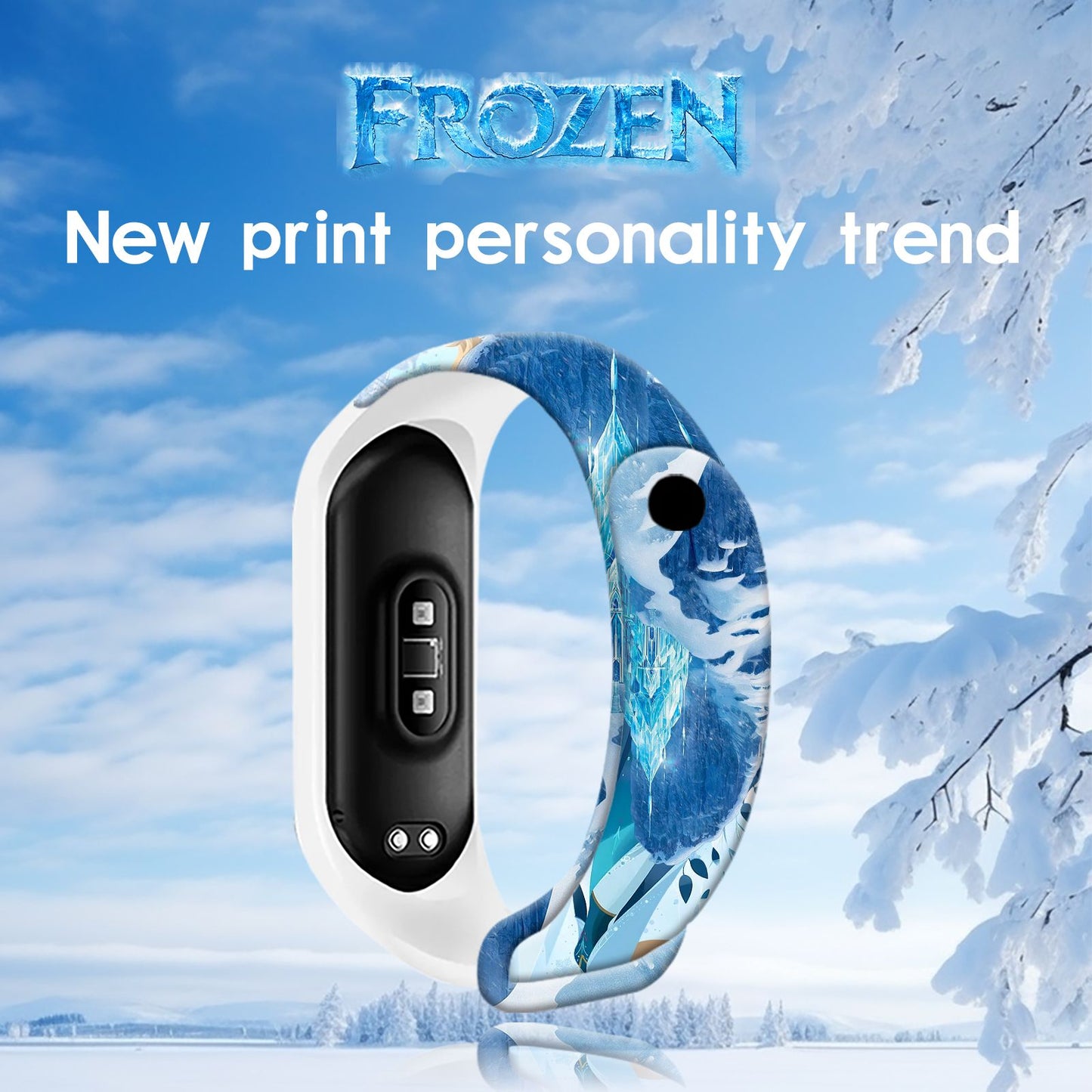 Disney Frozen Digital Kids' Watches Anime Figures LED Luminous Watch Touch Waterproof Electronic Sports Watch Kids Birthday Gift