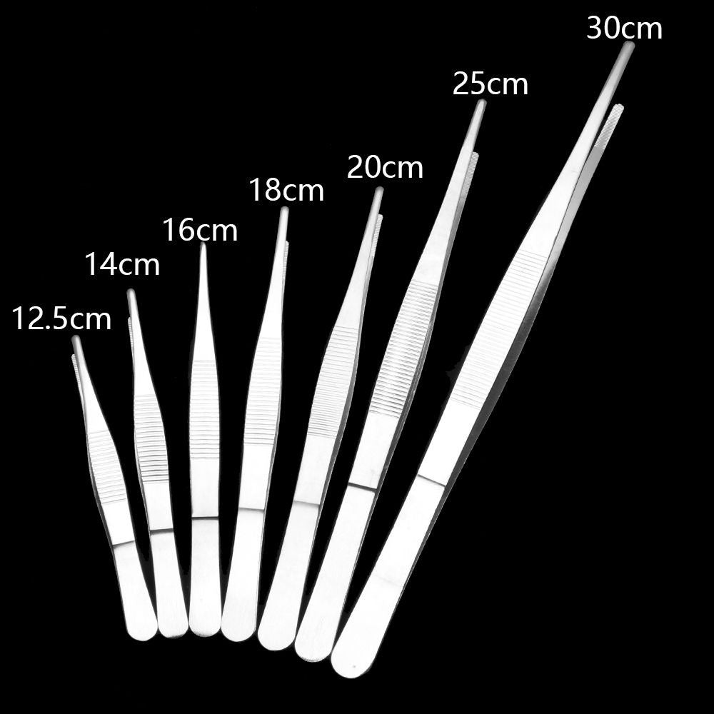 Barbecue Tongs Food Tongs Food Clip Kitchen Gadgets Stainless Steel Churrasco Tweezers Clip Buffet BBQ Restaurant Tool Buffet