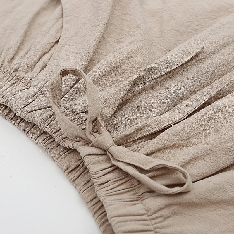 Summer Women Cotton Linen Shorts High Waist Shorts Short Pants Women Fashion Casual Sports Shorts Female S-3XL