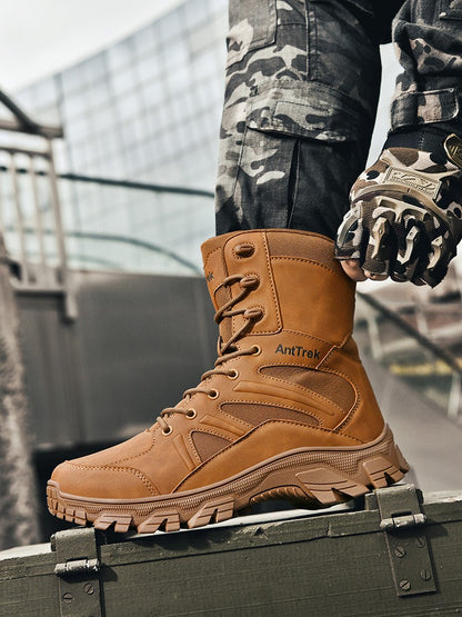 Botas de Caminhada Masculinas de Cano Alto, Casuais, Confortáveis e Quentes
