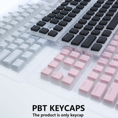 Keycaps PBT Pudding 129 teclas Keycap Perfil OEM Tampa de teclado Para teclado mecânico Kit Mx Switch Retroiluminação RGB 87 104 Teclados Gamer