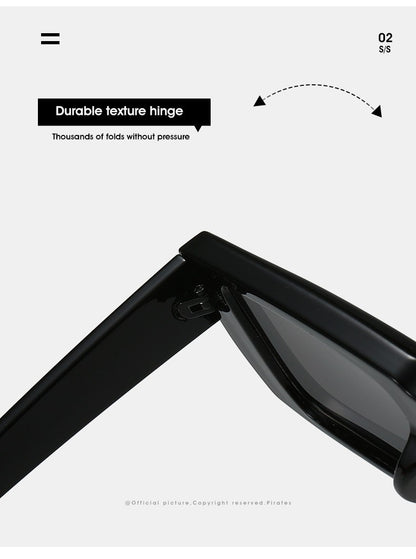 New Y2K Sunglasses for Men Women Trendy Sun Glasses Goggle Man Brand Designer Square Glasses Shades Female UV400 Eyewear