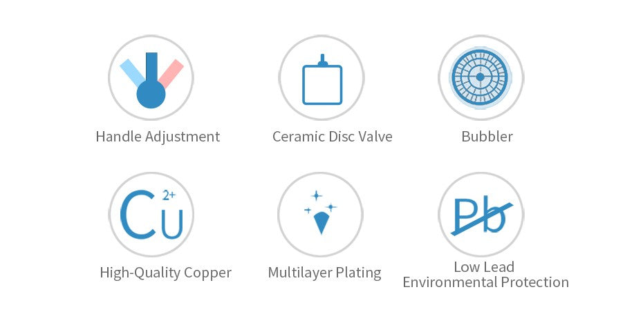 Basin Faucet Brass Bathroom Faucet Mixer Tap Black/Chrome Wash basin Faucet Single Handle Hot and Cold Lavotory Faucet  855921