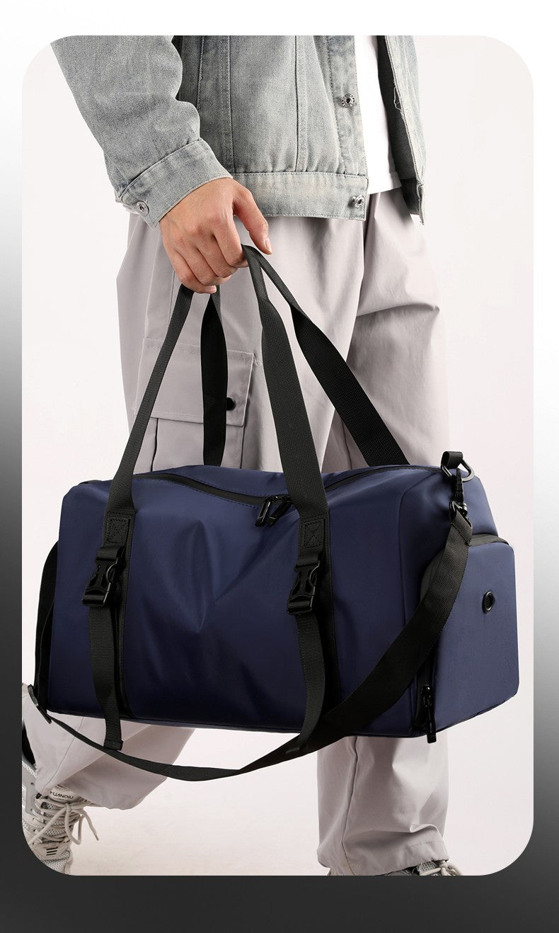 1 Piece Upgraded Sports Bag, Fitness Bag for Men and Women, Large Capacity Dry and Wet Separation Swimming Bag, Short-Distance Business Trip Portable Travel Bag, Sports Shoe Storage Bag, Multi-Purpose Luggage Bag