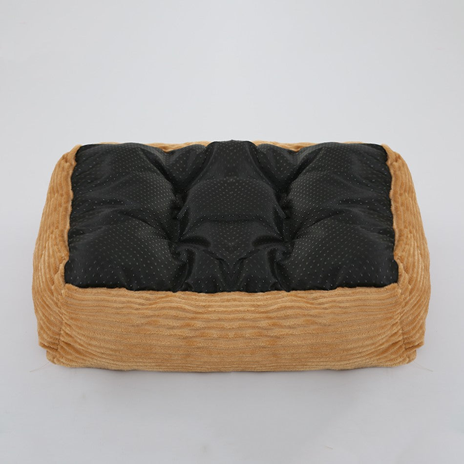 Cama para Cães e Gatos, Quadrada, Pelúcia, Canil, Sofá-Cama para Cães de Porte Médio e Pequeno, Almofada Calmante para Pets, Casa, Artigos para Animais de Estimação, Inverno