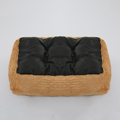 Cama para Cães e Gatos, Quadrada, Pelúcia, Canil, Sofá-Cama para Cães de Porte Médio e Pequeno, Almofada Calmante para Pets, Casa, Artigos para Animais de Estimação, Inverno