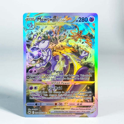 Pokemon Ancient Mew Collection Card Mew Classic Limited Anime Cards Zekrom Reshiram Victini Holographic Proxy Card Gift Toys