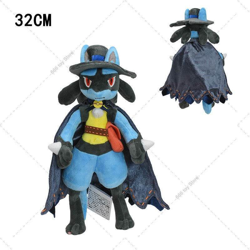 7 Styles Pokemon Plush Riolu Mega Lucario Shiny Lucario Stuffed Doll Toy Cute Peluche Toy Christmas Halloween Gifts