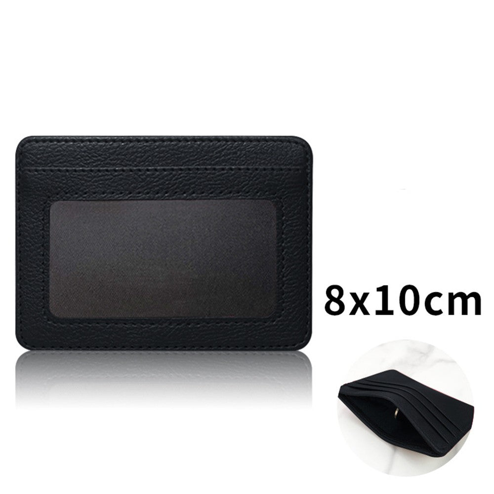 Custom Name ID Card Holder Fashion Slim Women Personalize Initials Mini Credit Card Wallet DIY Men Gift Engrave Logo Cardholder