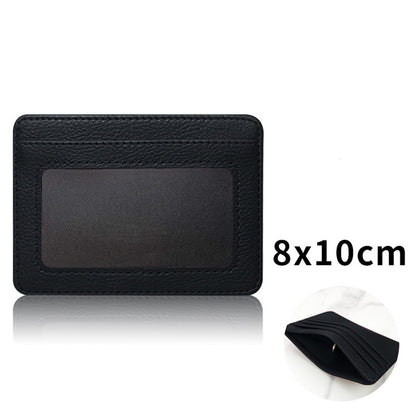 Custom Name ID Card Holder Fashion Slim Women Personalize Initials Mini Credit Card Wallet DIY Men Gift Engrave Logo Cardholder