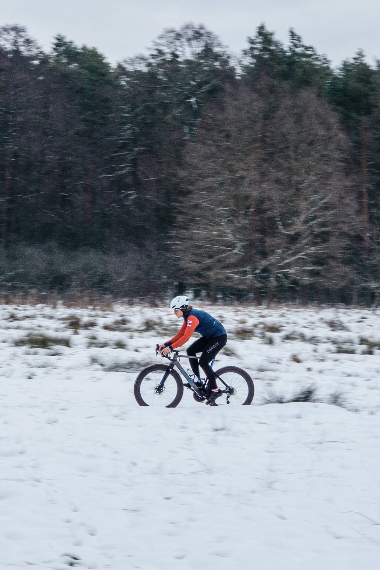 DAREVIE Cycling Men's Jacket WindProof Fleece Pro Cycling Jackets Longsleeve Warm Soft Brushed Pro Breathable Bicycle Clothing