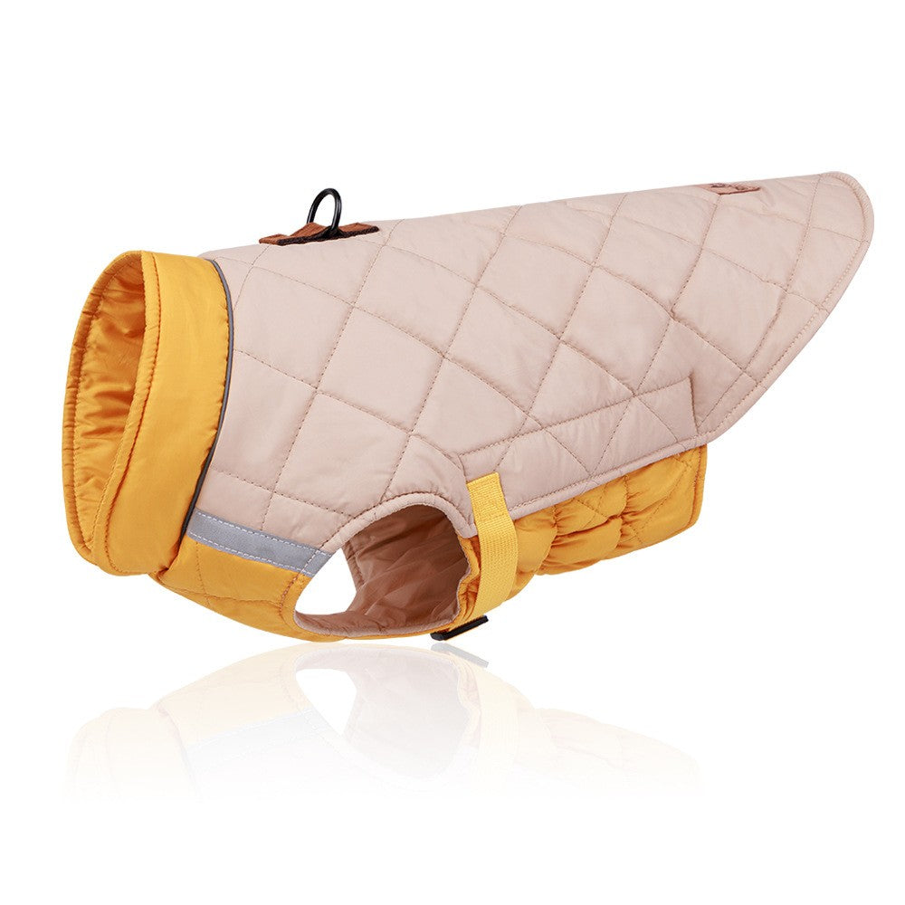 Roupas de inverno para cães colete à prova d'água jaqueta para cães pequenos e grandes casaco quente para cães de estimação roupas acolchoadas para buldogue francês