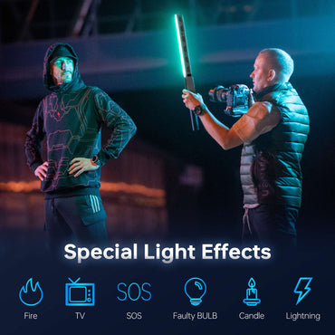 ZHIYUN Official CINEPEER CF100 100W RGB Handheld Stick Light  LED Lights 2700K-6500K for Photo Video Streaming Photography Light