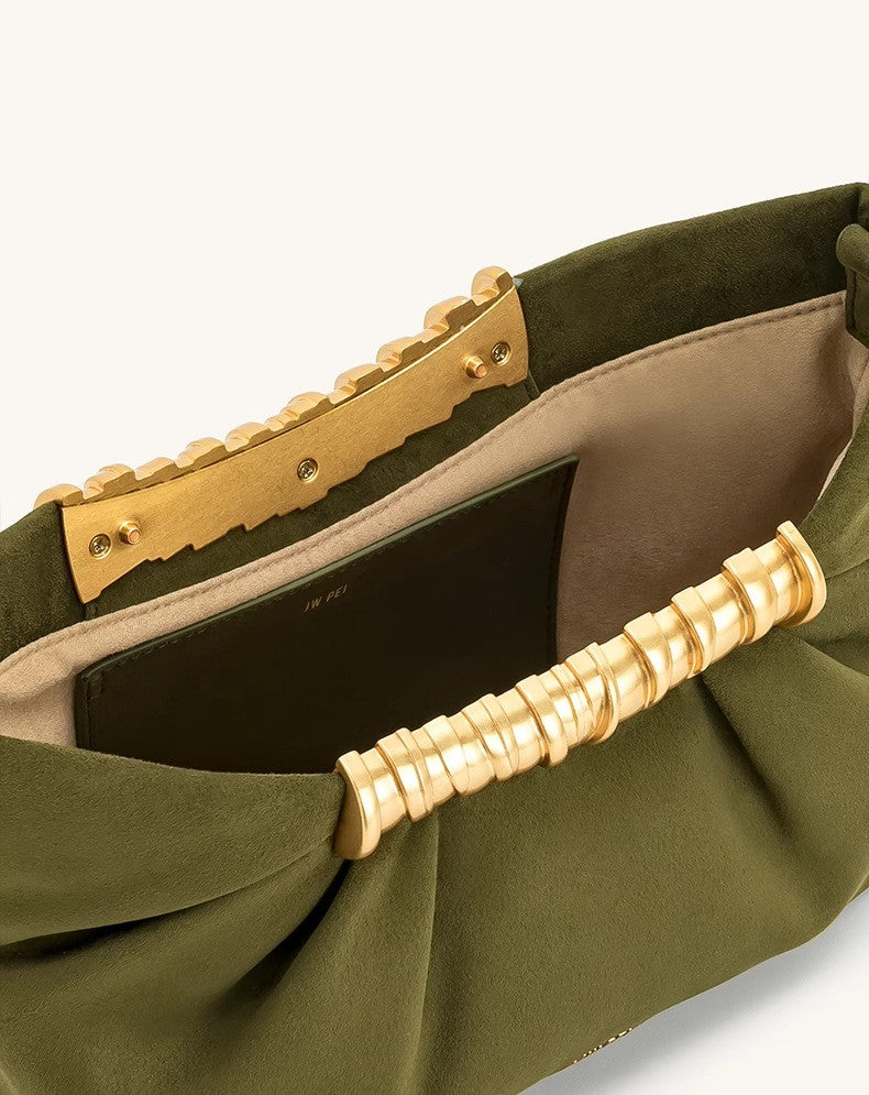 2025 Summer New Evening Handbag For Women Wrinkled Metal Fashion Bag Clutchs ????? ??????? ????????? ??????? ??????? Sac à Main