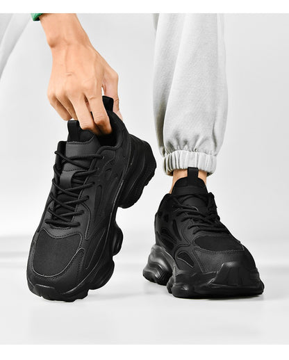 Tênis Masculino de Caminhada Esportiva de Alta Qualidade, Tamanho Grande 48, Plataforma, Tênis Casual Masculino, Tênis Moderno para Uso Externo