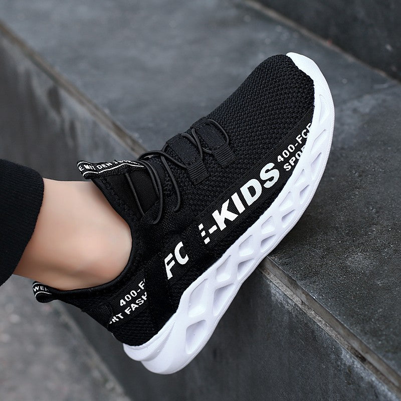 Children's School Student Running Sneakers Breathable Lightweight Soft Non-slip Leisure Comfortable Walking Shoes Boys Girls