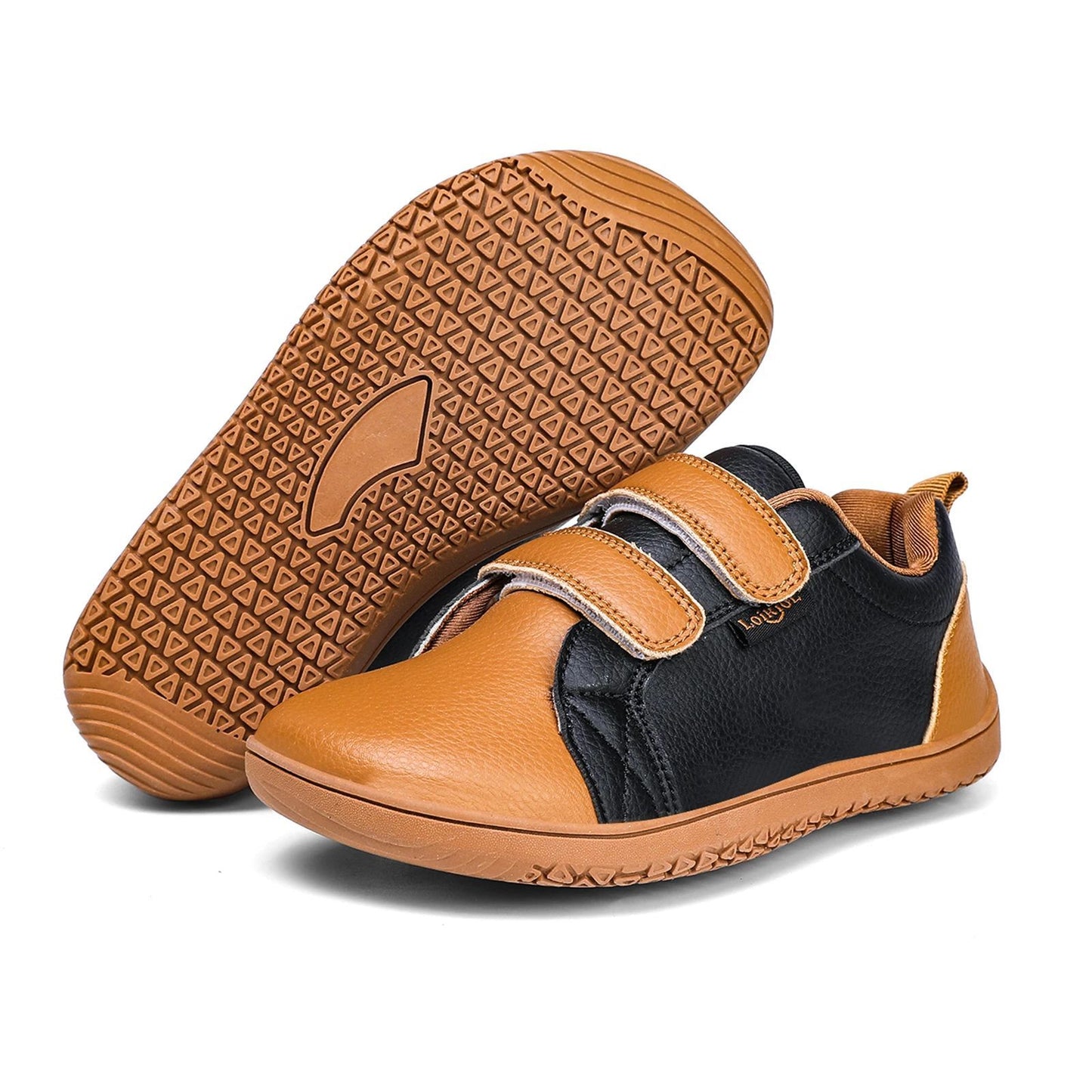 Boys Girls Casual Shoes Kids Wide Toe Barefoot Sneakers Youth Lightweight  Artificial Leather Walking Flats Skate Non Slip