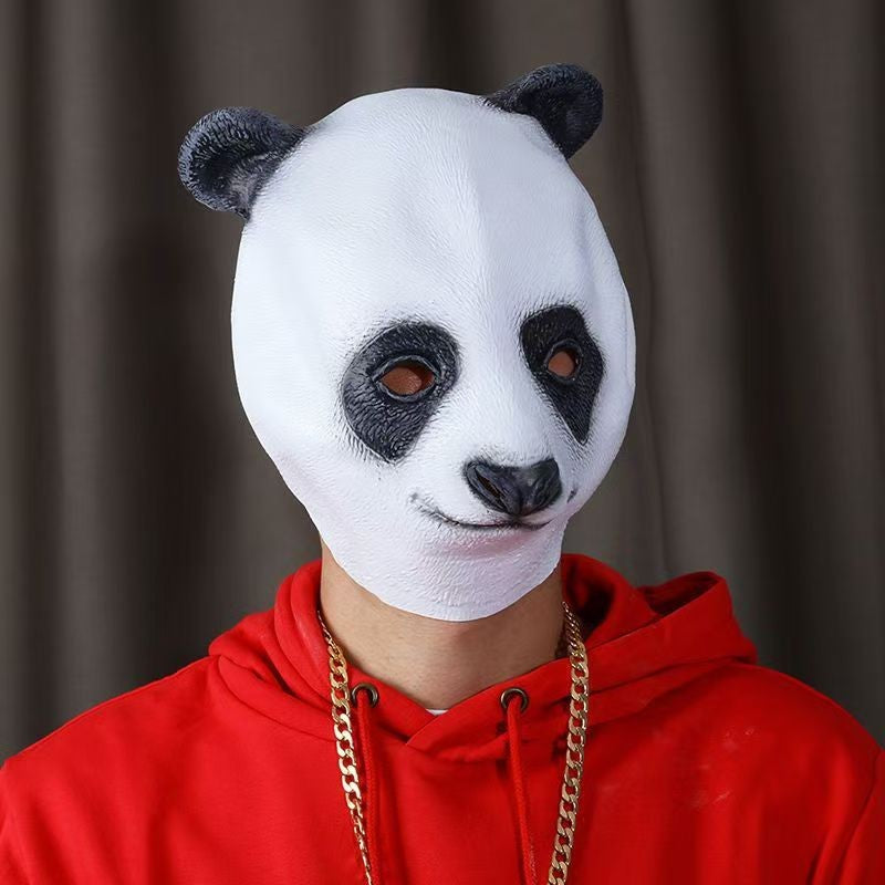 Halloween Latex Full Head Mask for Adults & Kids Animal, Pumpkin, Fox, Dog, Panda, Monkey Character Cosplay Costume Accessory