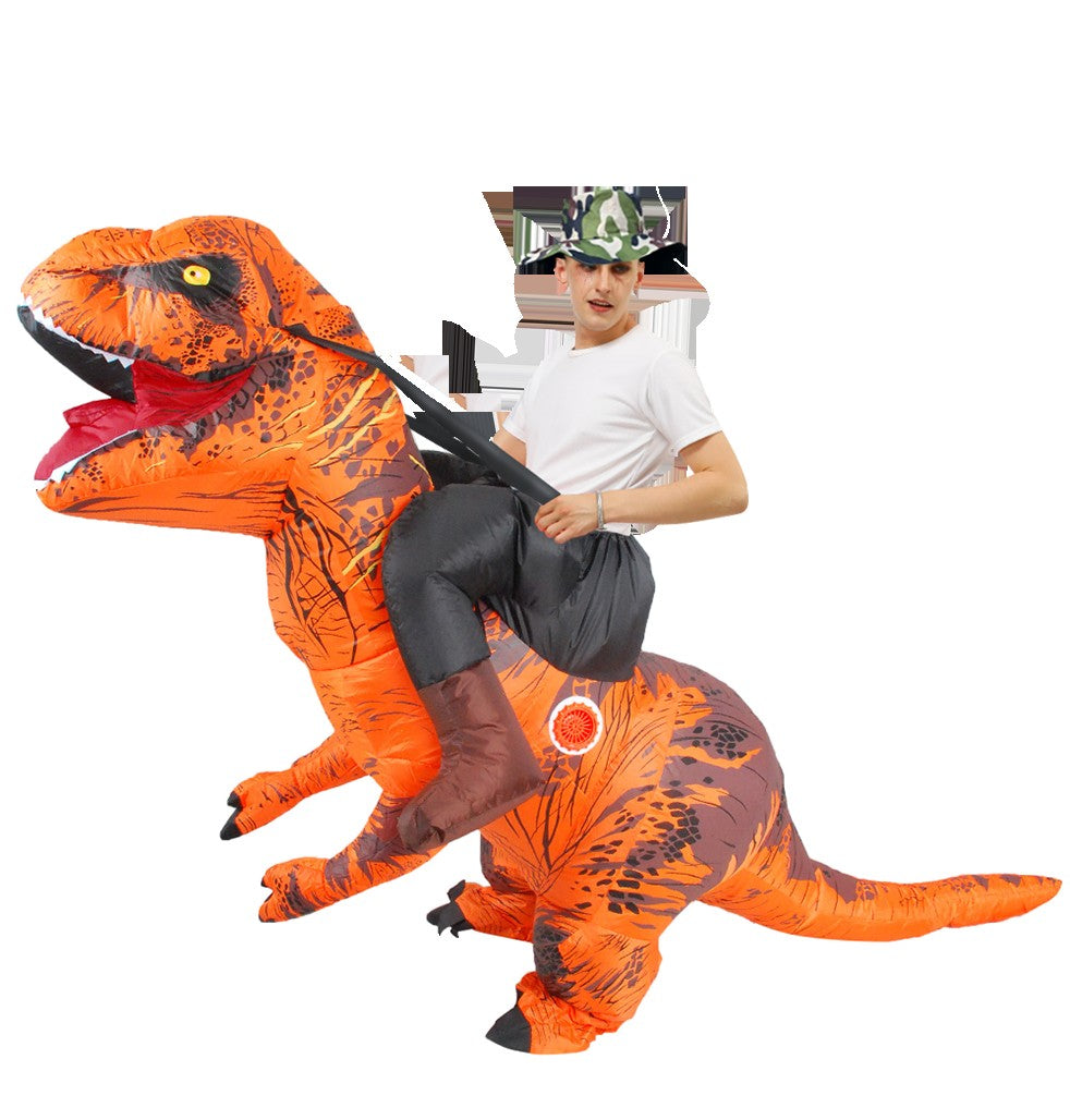 T-REX Monster Inflatable Costume Blow Up Cosplay Dinosaur Clothing Carnival Halloween Christma Dress For Man Woman Party Show