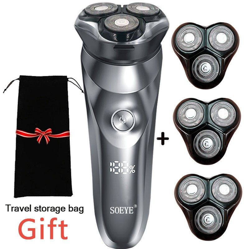 Electric Shaver for men's electric shaver Smart razor for Beard timmer IPX7 waterproof Wet And Dry shaving machine Men Shaver
