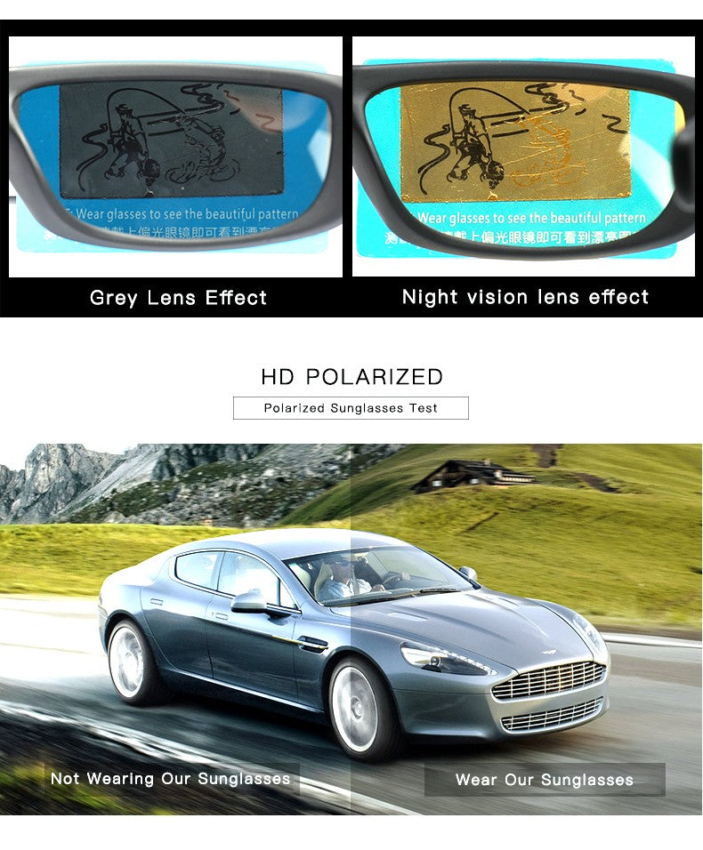 2024 Fashion Polarization Cycling Sunglasses Retro Sport Fishing Glasses Men Women Lightweight Driving Cycling Running UV400