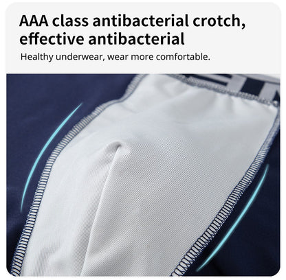 4/10 Piece Men's Black Fashionable Sexy Simple Underwear Boxer Shorts Plus Size Comfortable Versatile Casual Sports Beach Shorts