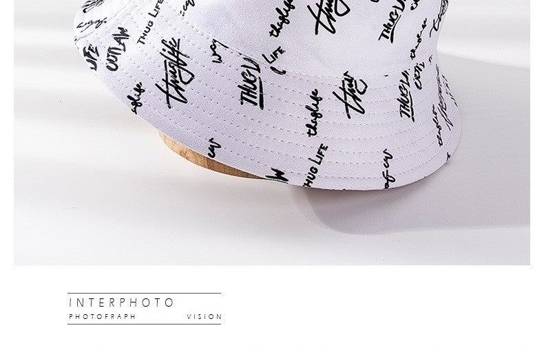 Bucket Hats For Men Women Korean Style Print Cap Panama Hat Sandbeach Sunhat Fishing Hat Fisherman Cap for Hip Hop Bob Gorro
