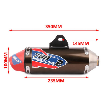 Motorcycle pipe Middle&Rear Exhaust Muffler Pipe motorcycle accessories low price For CRF230F CRF150F 2003-2013 Dirt pit bike