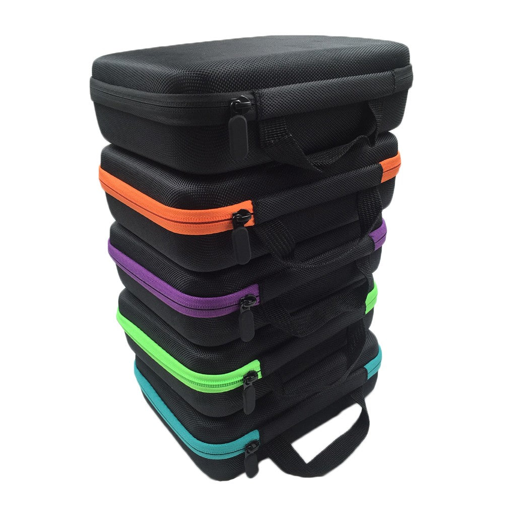 FangNymph 63 Grid 1-3ML Essence Bottle Storage Bag Portable Essential Oil Pouch Zipper Case Air Humidifier Tote Bag