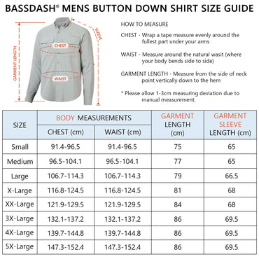 Camisa de botão Bassdash para homens, camisa de verão para usar em festas ou para pesca e sobrevivência na natureza, à prova de sol SD1