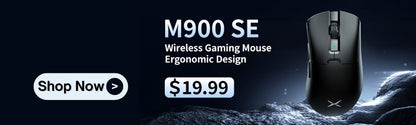 Delux M800mini Wireless Gaming Mouse, 46g Lightweight,PAW3395/PAW3311,1KHz Polling Rate for Small to Medium Hand PC Gamer