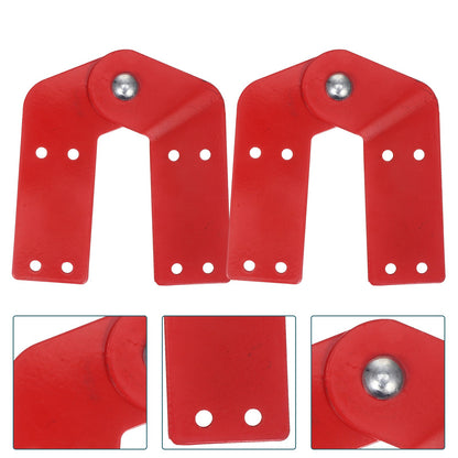 2pçs Dobradiças de Aço Galvanizado para Escada de Sótão com Cordão, Kit de Substituição, Peças de Escada Dobrável, Ferramentas de Engenharia, Construção