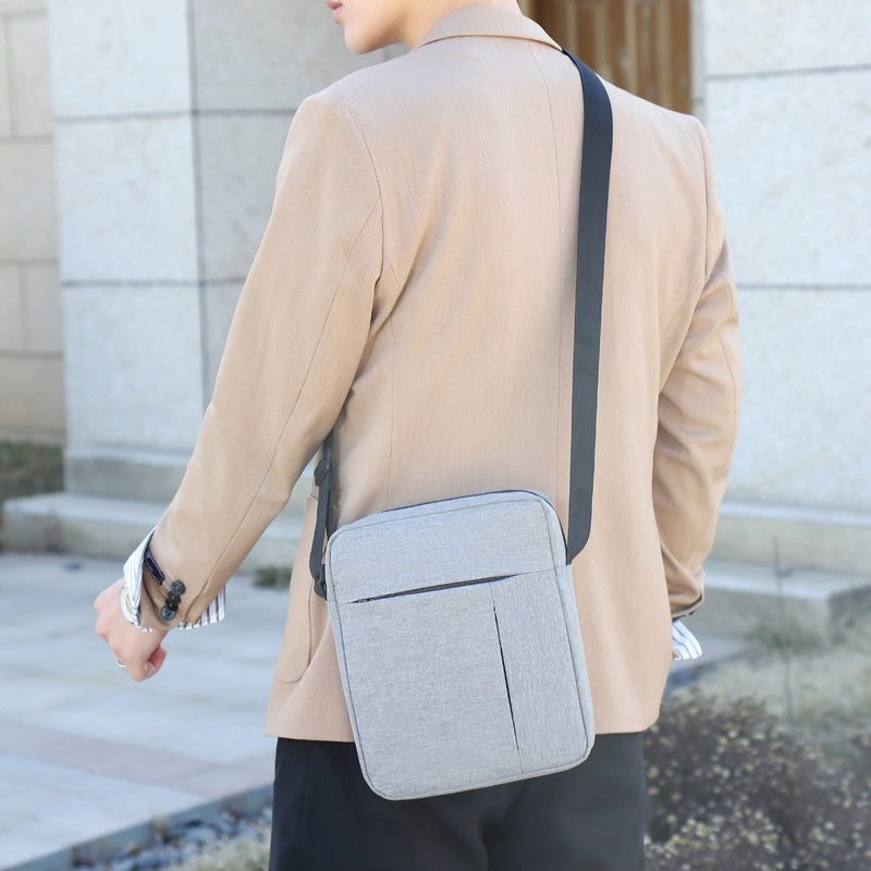 Unisex square bag, Men's and Women's single shoulder crossbody bag, backpack, Korean version, travel business shoulder bag