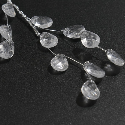 5 Pieces/35CM Short Acrylic Crystal Pendant for Christmas Tree Decoration, DIY Wedding Party Decoration Beads