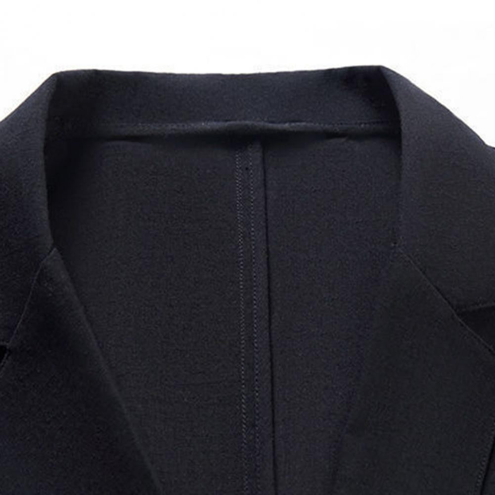 Summer Men Thin Coat Men s Suit Jacket Autumn Linen Solid Color Casual Suit Korean Slim Fit Formal Business Suit Jacket
