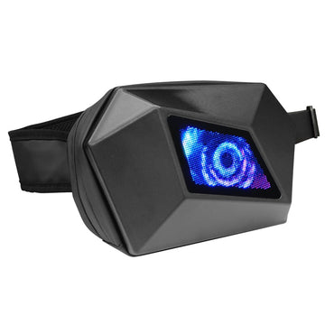 LOY Evil Eye Named Black Crossbody Bag with LED Screen Fashionable Tech-Integrated Stylish Shoulder Bag