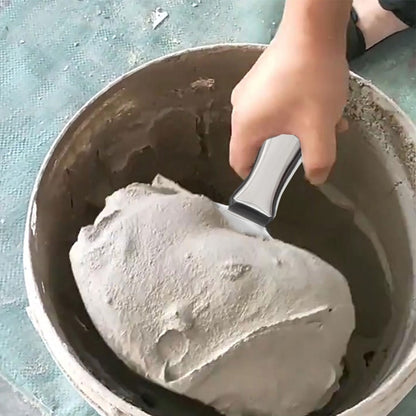 Espátula de Aço Inoxidável de Peça Única para Massa de Parede, Ferramenta de Pedreiro, Espátula de Pintor, Raspador para Nivelamento, Remendos e Pintura