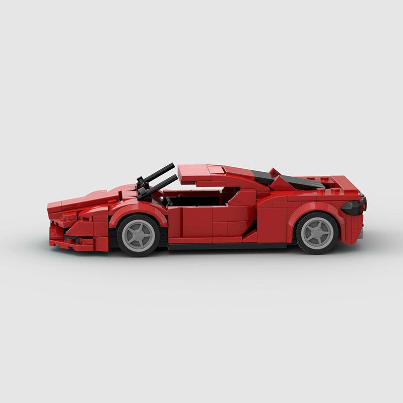 MOC Carro Esportivo de Corrida Veículo Cidade Speed Racer Modelo Técnico Blocos de Construção Tijolos Supercarro F1 Brinquedos Infantis Presentes para Meninos NSX