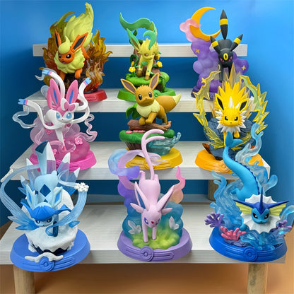Eevee Sylveston Umbreon Adventure 9 Bags Monster Blind Box PVC Action Doll Surprise Toy Collection Gift for Fans