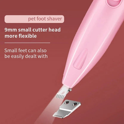 Máquina de Tosa Elétrica Profissional para Cães Aparador de Pelos de Patas para Animais de Estimação Tesoura de Tosar Gatos Aparador de Pelos de Bumbum e Orelhas